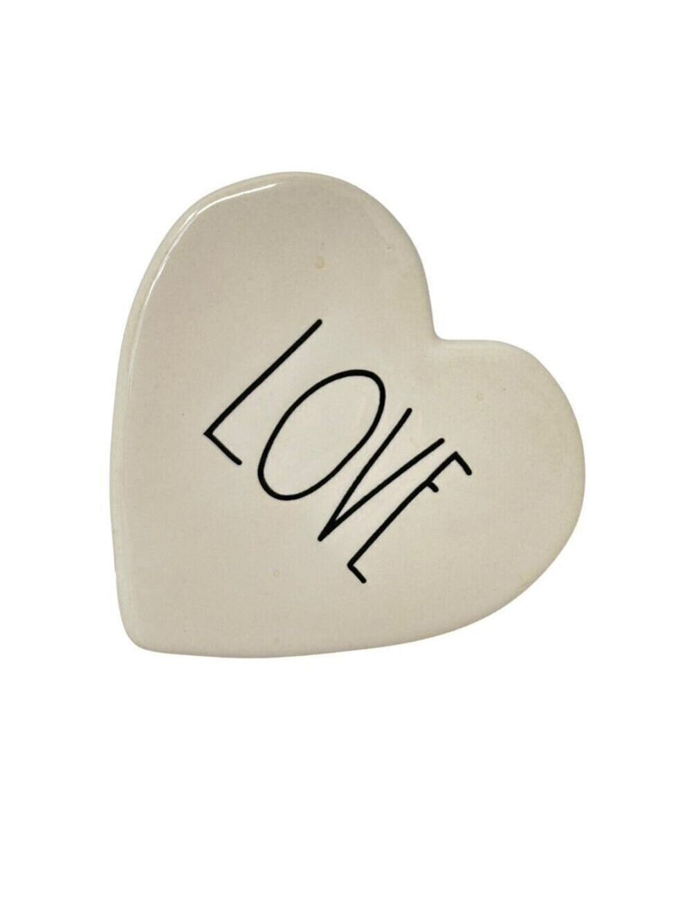 Rae Dunn Love Heart Ceramic Home Decor For Tiered Tray Valentines Wedding Gift